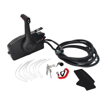 Right Hand Boat Motor Side Mount Remote Control Box with 8 Pin 881170A15 Mercury Outboard Engine PT Right Hand