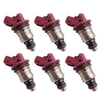 6pcs Set Fuel Injectors 804528 37001 75-90-115-200-225 7590115200225 Mercury Mariner Outboard