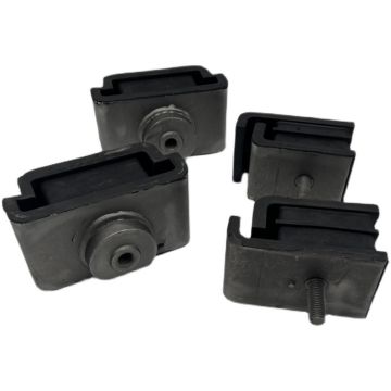 1 Set Engine Mounting Rubber Cushion Feet Bumper for Hitachi  Excavator 