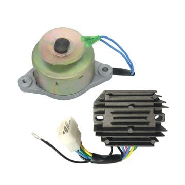 Alternator Regulator 15533-64600 Kubota B1750D B1750E B1750HST-D B1750HST-E G2000 G3200 G4200 G5200 F2000 F2100 F2100E KH61 KH35 KH41 B8200D B8200HST-D B8200E B8200HST-E B5200D B5200E B9200D B9200E B9200HST-D B9200HST-E B6200D B6200E B6200HST-D 