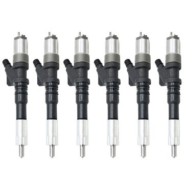 6PCS Fuel Injector 6156-11-3300 for Komatus