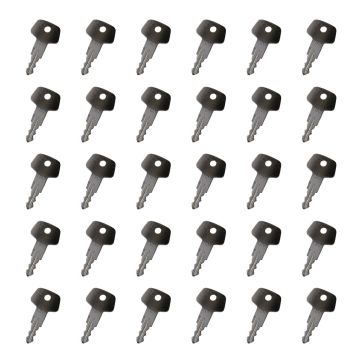 30Pcs Industrial Construction Heavy Equipment Ignition Keys 706 Liebherr Fuel Cap J2