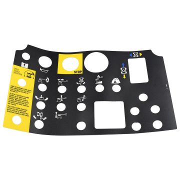 Platform Control Panel Decal 72081GT for Genie 