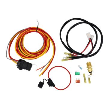 Fan Wiring Relay Harness Kit with Sensor 185FH FRH 40/50 Amp for Spal 