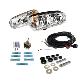 Universal Halogen HEADLAMP Light KIT 1311100 1311100-A Meyer Fisher Western Boss Blizzard Curtis
