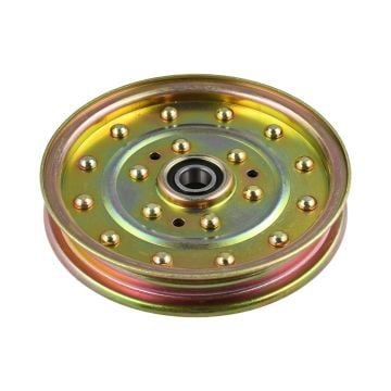 116-4667 Idler Pulley 1-633109 for Toro Exmark 116-4667 Pulley, 1-633109 Flat Idler Pulley for Toro Exmark, Exmark Toro Pulley 126-7685 132-9424 , for Exmark Toro 48in, 52in, 60in, 72in Deck Mowers