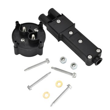 48 Volt MAC DC Charger Handle Plug and Receptacle Kit JR1-H235A-00 MAC-M1409-80 MAC-M140 98 CGR-234P EC 619 IMC LV25 LV 9101 BU JR1-H6181-02 JR1-H6181-02-00 CDC10-23-00-00 IMC 15876 Yamaha G19 and G22 Electric Golf Cart