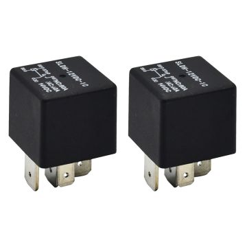 New SLDH-12VDC-1C High Power Relay Winch Relay 2PCS for Split Car Vehicle Truck Boat Spotlight Changeover Automotive Waterproof Relay 12V 80A