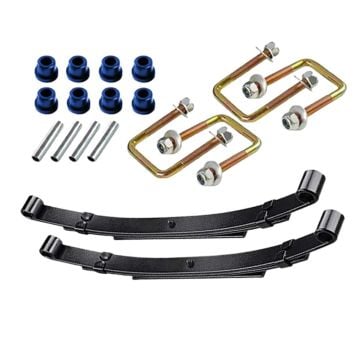 4 Leaf Springs Kit with Bushings & Sleeves U Bolt 1014675 For Club Car