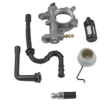 Oil Pump Oiler Worm Gear Fuel Oil Filter Line Kit 1125 640 3201 For Stihl