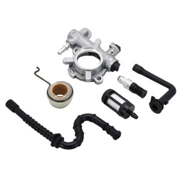 Buy Oil Pump Oiler Worm Gear Fuel Oil Filter Line Kit 1125 640 3201 1125-640-3201 For Stihl Chainsaw 034 036 MS340 MS360 Online