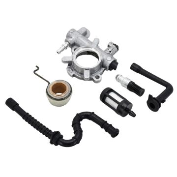 Oil Pump Oiler Worm Gear Fuel Oil Filter Line Kit 1125 640 3201 For Stihl
