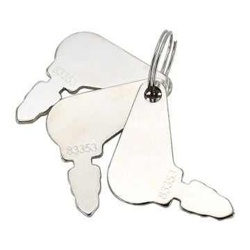 Ignition Key B17575 3PCS For Bobcat For John Deere For Massey Ferguson For Cole Hersee For JLG For Terramite