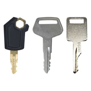 Ignition Starter Key Set 5P8500 787 D250 For Caterpillar For Komatsu For Bobcat Case