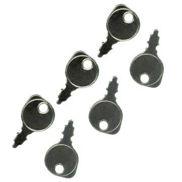 6Pcs Ignition Switch Key 430 925-0201 All Lawn Mower Tractors with Indak Switches John Deere Lawn Tractor 70 PC1187
