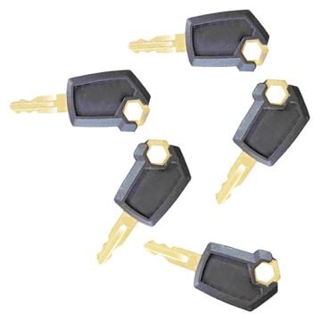 5Pcs Ignition Key 5P8500 Caterpillar Heavy Equipment 9G2777 8V4404 0966198 0964753 248B 416C 980H 980K Trucks Haul Pavers Dozers Rollers Graders Loaders Backhoes