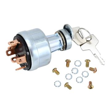 Ignition Switch with 2 Keys 17001-00023 Takeuchi Excavator TL130  TL150  TB125  TB135  TB145  TB175  TB228  TB235  TB250