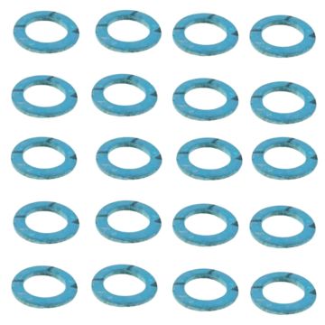 20Pcs Lower Unit Drain Plug Seal Gasket Gearcase Lube Drain Screw Washer 12-19183-3 For Mercury