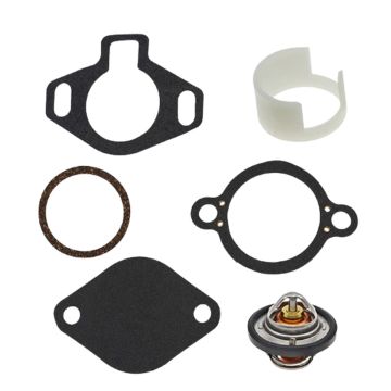 Thermostat Kit with Gasket and Plastic Sleeve 807252Q5 For Mercruiser