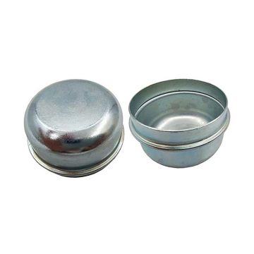 2Pcs 1.98" Inch Bearing Grease Cover Dust Cap Trailer Axle Hub with Plug 2k 3.5k 3,500 lb 