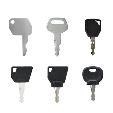 6Pcs Ignition Key For JCB