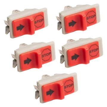 5Pcs Stop Kill On Off Switch 635-291 For Husqvarna