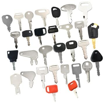 30PCS Ignition Key Set AT195302 For John Deere