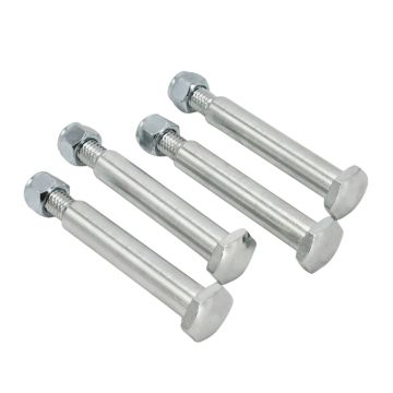 4PCS Wheel Bolts with Lock Nuts 137644 For Husqvarna