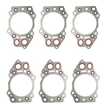 6pcs Cylinder Head Gasket 6210-17-1813 For Komatsu 