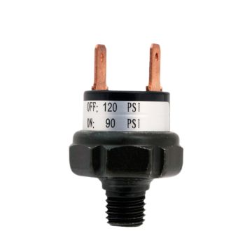 VXA6120 90-120 PSI Air Pressure Switch Tank Mount Type 1/8" NPT 12V/24V ‎Vixen Horn Train Air Horn 
