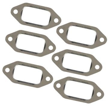 6pcs Exhaust Manifold Gasket 0418 4904 0418-4904 04184904 4184904 0336-2170 0336 2170 03362170 3362170 Deutz Engine F5L413R F6L413 F8L413 F10L413 F12L413
