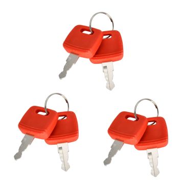 6 PCS Heavy Equipment Ignition Key RE71557 For John Deere