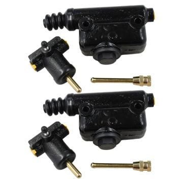 2 PCS Brake Master and Slave Cylinder Kit L25419 A51976 For Case