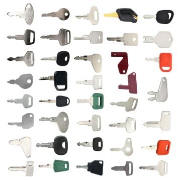 Heavy Equipment Keys Construction Ignition Key New Holland Ford  Caterpillar Takeuchi Case John Deere Komatsu Kubota Yanmar Daewoo Hyster 