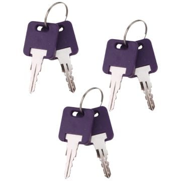 6Pcs Precut RV Keys 013-690345 for Global Link