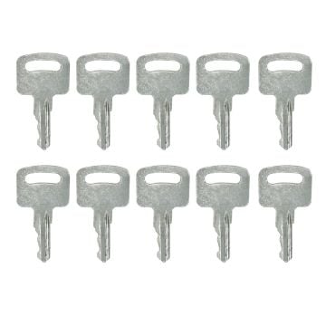 10Pcs Ignition Keys 455 For Terex