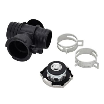 Radiator Coolant Filler Neck with Radiator Fill Cap 52028810AL for Chrysler Dodge
