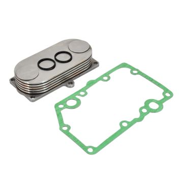 5 Plate Oil Cooler with Gasket RE59296 For John Deere
