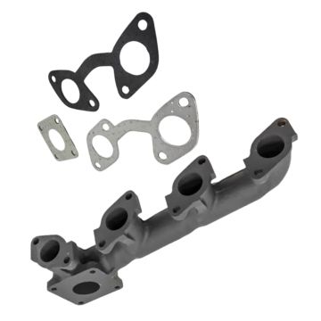 Exhaust Manifold 7008378 with Gaskets 6666781 6685878 Kubota Engine V2203 V2403 Bobcat Loader 751 753 763 773 7753 S130 S150 S160 S175 S185