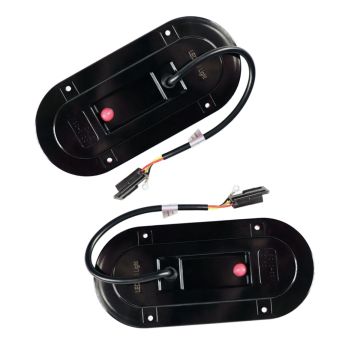 LED Red Oval Tail Light 2pcs AR78825 For John Deere