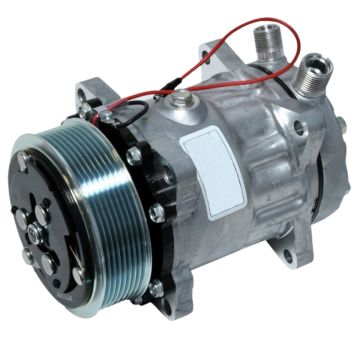 AC Compressor 82008688 New Holland New Holland Tractor 555 655 8160 8240 8260 8340 8360 8560 TM115 TM12 TM125 TM130 TM135 TM140 TM150 TM155 TM165 TM175 TM190 TV140 TV145 TS90 TS100 TS110 TS115 