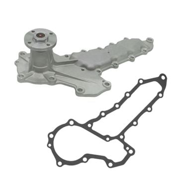 Water Pump with Gasket 16412-73030 Kubota Tractor L235 L235DT L235F L275 L275DT L275F L355 L1802 L2002 L2200 L2202 L3350 L3350DT L335S L355SS L4350 L4350DT Engine V1702-DI-A V1702-DI D1102 D1302 D1402 D1402B D1403 D1703 F2803 V1502 
