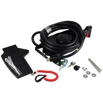 Boat Motor Side Mount Remote Control Box with 8 Pin Pull to Open 20 FT 881170A20 8M0178524 Mercury Outboard Engine Power Trim Model
