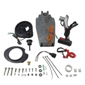 Outboard Throttle Remote Control Box with 4 Pins Outboard and Emergency Lanyard 883710A02 For Mercury