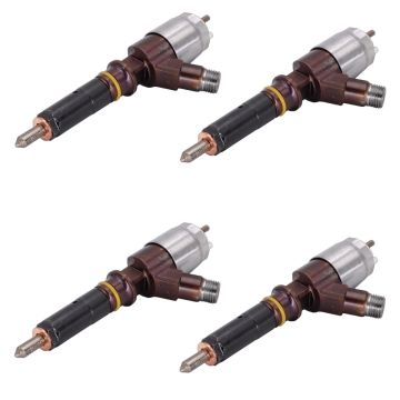 4pcs Fuel Injector 10R-7666 For Caterpillar CAT 