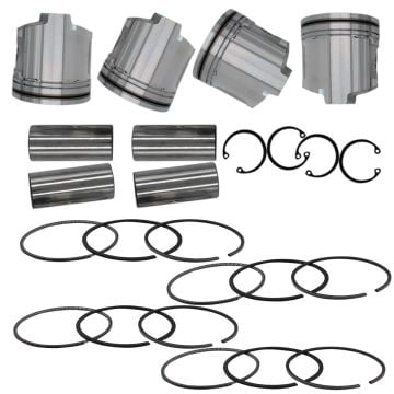 Piston Kit YM123900-22080 YM12390022080 123900-22080 12390022080 YM123900-22080 YM12390022080 123900-22080 12390022080 Yanmar Engine 4TNE106D-AMM 4TNE106D-G1 4TNE106D-G1A 4TNE106D-GE 4TNE106D-SA 4TNE106D-TB Excavator PC95R-2 PW95R-2 Loader WA90-3 WA95-3WA