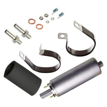 Universal 255LPH Inline High Pressure Fuel Pump w/ Install Kit GSL392 For EFI Applications