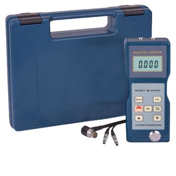 Digital Ultrasonic Wall Thickness Meter TM-8811 Steel Cast Iron Aluminum Red Copper Brass Zinc Quartz Glass Polyethylene PVC Gray Cast Iron Nodular Cast Iron