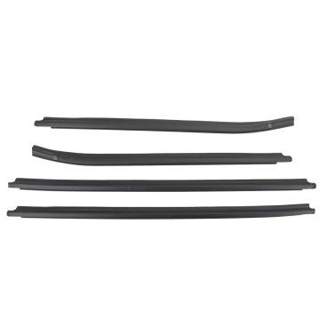 4Pcs Weatherstrip Rubber Glass Seal 68161-0K010 For Toyota