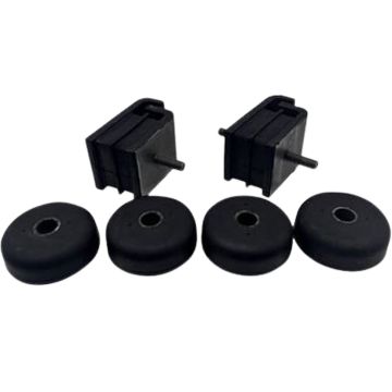 1 Set 6 Units Engine Mounting Rubber Cushion Feet Bumper For Hitachi EX200-5